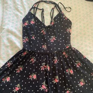 Floral Halter Dress